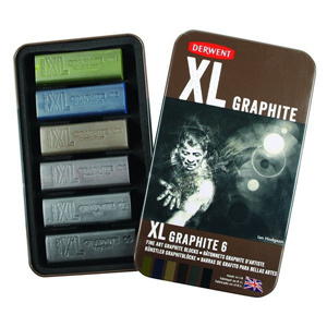XL Graphite 6ks barevných grafitů Derwent