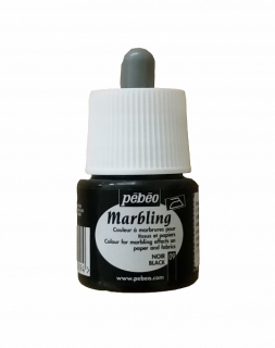 Marbling mramorovací barva černá 45ml Pebeo