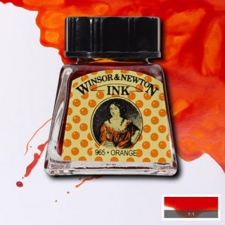 449 Orange 14ml Drawing ink Winsor and Newton