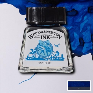 032 Blue 14ml Drawing ink Winsor and Newton