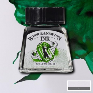 235 Emerald 14ml Drawing ink Winsor and Newton