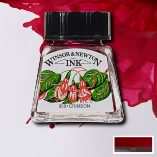203 Crimson 14ml Drawing ink Winsor and Newton