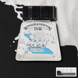 702 White 14ml Drawing ink Winsor and Newton