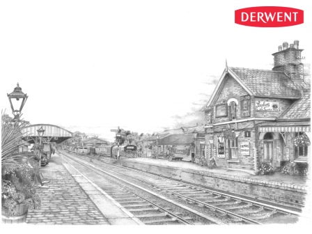 GRAPHIC B grafitová tužka 1ks Derwent