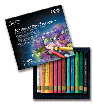 MAC24 Akvarelové pastely Gallery 24ks Mungyo