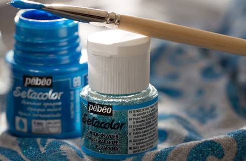 Setacolor Opaque č.86 nebeská modrá 45ml Pebeo