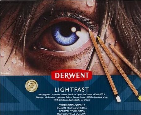 LIGHTFAST black LFI sytá olejová pastelka Derwent