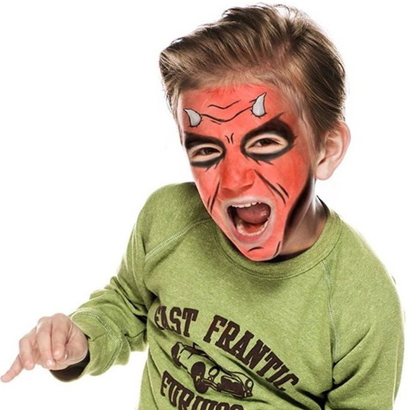 Šablony na obličejové barvy 6ks - Halloween Snazaroo
