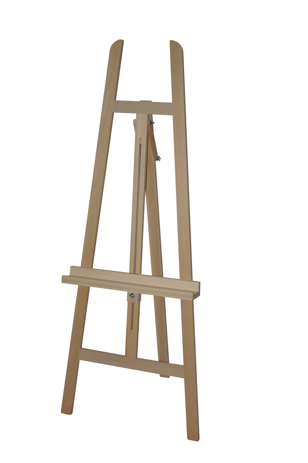 Ateliérový malířský stojan z jasanu 150cm přírodní