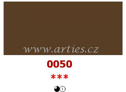 0050 Umbra přírodní 60ml UMTON olejová barva