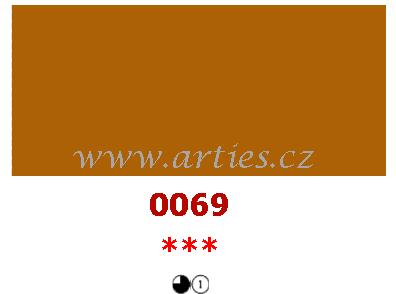 0069 Okr zlatý 60ml UMTON olejová barva