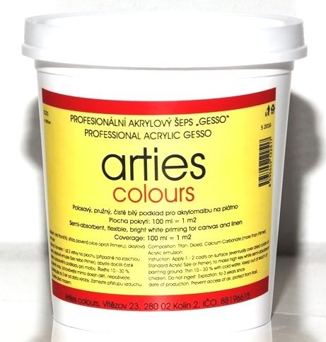 Akrylový šeps GESSO 1000ml ARTIES COLOURS