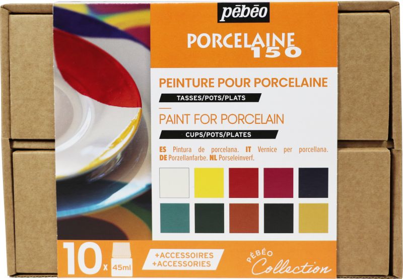 Sada Porcelaine 150 10x45ml Pebeo