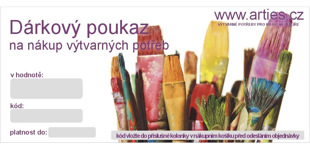 Dárkový poukaz v hodnotě 2000kč