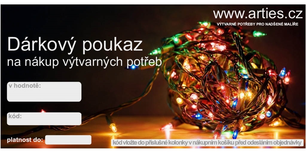 Vánoční dárkový poukaz v hotnotě 4000kč