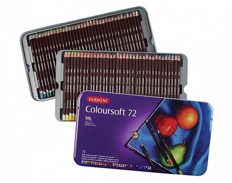 Coloursoft pastelky 72ks Derwent