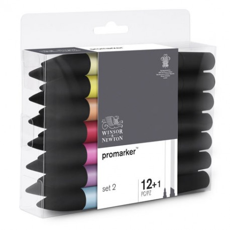Promarker fixy 12+1 Set č.2 Winsor and Newton