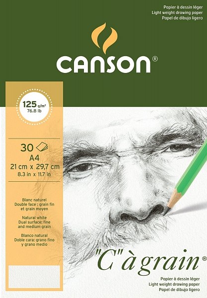 "C"a grain Dessin lepený A4 125g 30 archů Canson