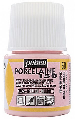 Vypalovací barvy na porcelán růžová tender 50 PORCELAINE150 45ml Pebeo