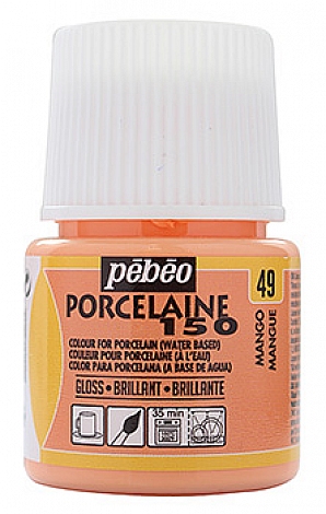 Vypalovací barvy na porcelán mangová 49 PORCELAINE150 45ml Pebeo