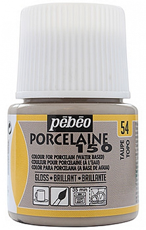 Vypalovací barvy na porcelán taupe 54 PORCELAINE150 45ml Pebeo