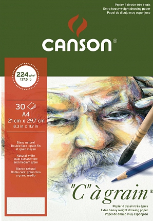 "C"a grain Dessin lepený 224g A4 30 listů Canson