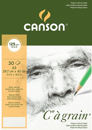 "C"a grain Dessin lepený A3 125g 30 archů Canson
