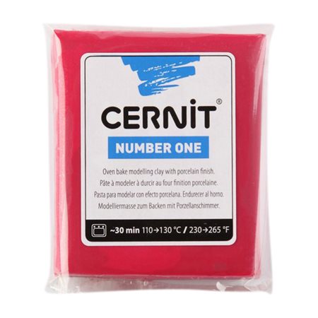 Cernit Number One karmínová č.420 56g modelovací hmota