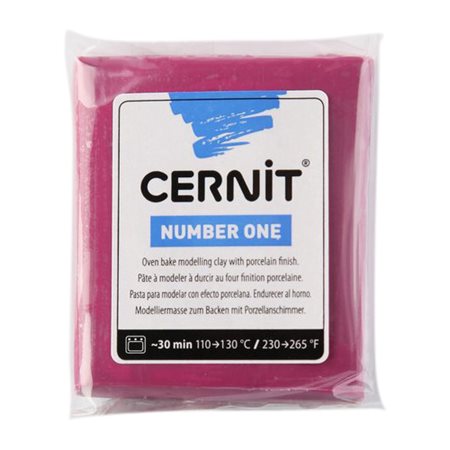 Cernit Number One bordó č.411 56g modelovací hmota