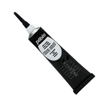 Kontura na sklo Vitrail Cerne Relief nevypalovací černá 37ml Pebeo