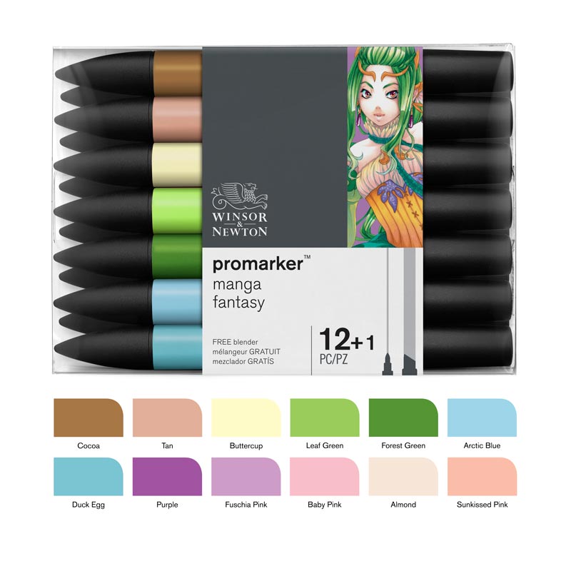 Promarker fixy 12+1 Manga Fantasy Winsor and Newton