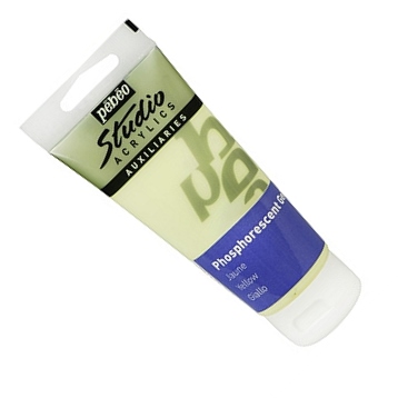 č. 116 fosforeskující gel žlutý Studio Acrylic 100ml Pebeo