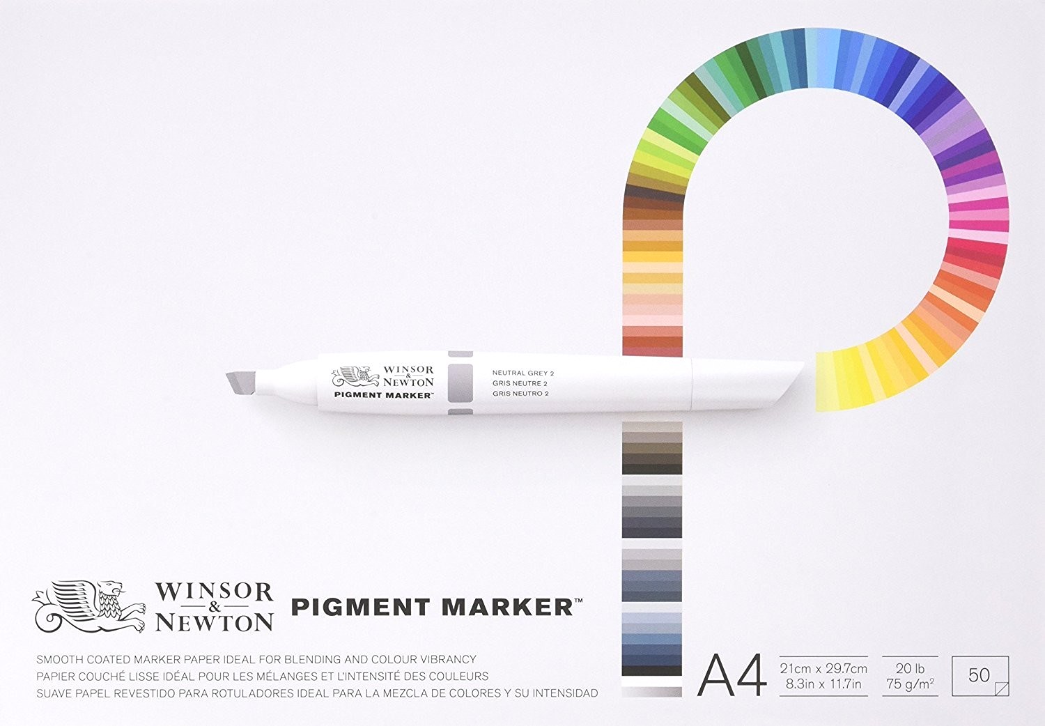 Blok Pigment Marker A4 75g 50 listů Winsor & Newton
