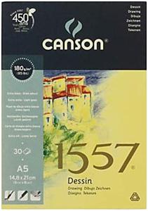 Vysoce kvalitní blok krouž. vazba A5 180g 30archů CANSON