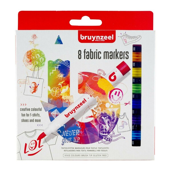 Sada fixů na textil Bruynzeel 8ks Royal Talens