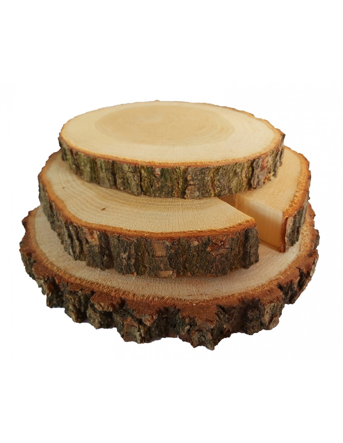 Dřevěný plátek jasan 10-12cm šíře 1,2-1,5cm