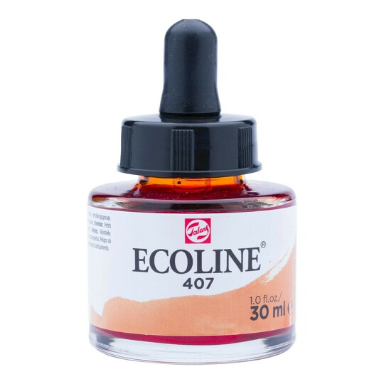 Akvarelový inkoust 30ml deep ochre č.407 Ecoline Royal Talens