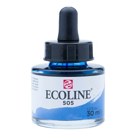 Akvarelový inkoust 30ml ultramarine light č.505 Ecoline Royal Talens