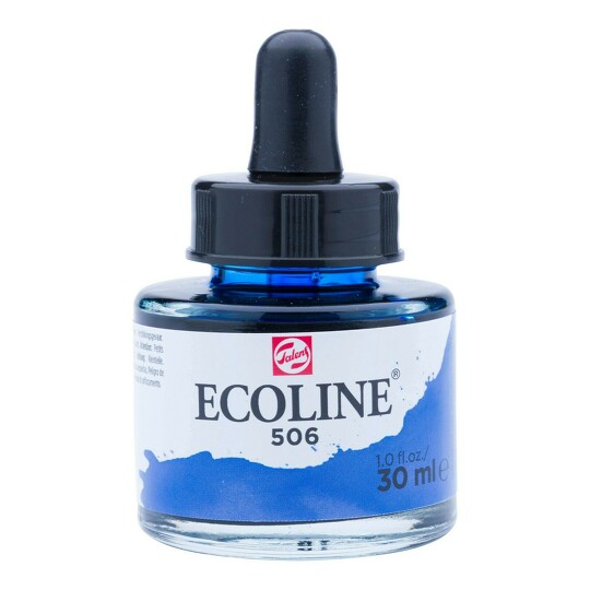 Akvarelový inkoust 30ml ultramarine deep č.506 Ecoline Royal Talens