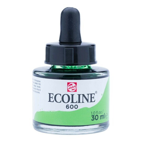 Akvarelový inkoust 30ml pastel green č.600 Ecoline Royal Talens