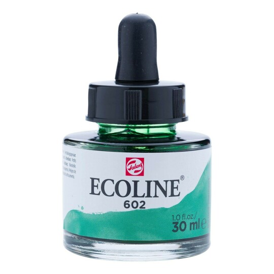 Akvarelový inkoust 30ml deep green č.602 Ecoline Royal Talens