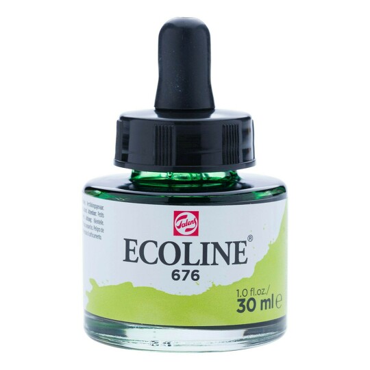 Akvarelový inkoust 30ml grass green č.676 Ecoline Royal Talens