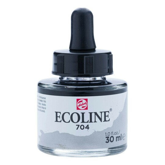 Akvarelový inkoust 30ml grey č.704 Ecoline Royal Talens