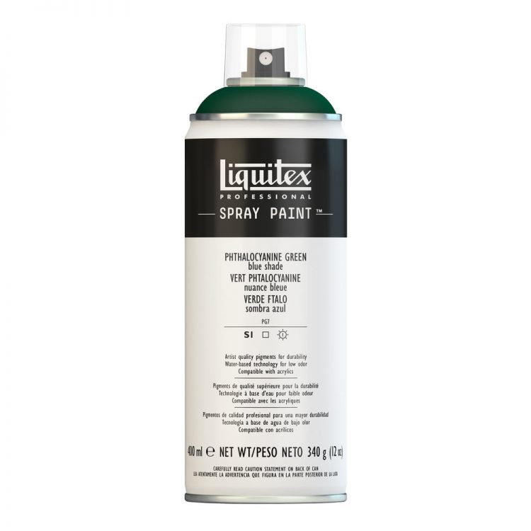 Akrylová barva ve spreji phthalo green (blue shade) 400ml Professional Liquitex
