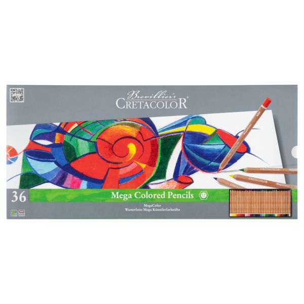 Sada 36ks širokých pastelek Megacolor Derwent