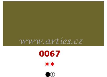 0067 Olivová zeleň 20ml UMTON olejová barva