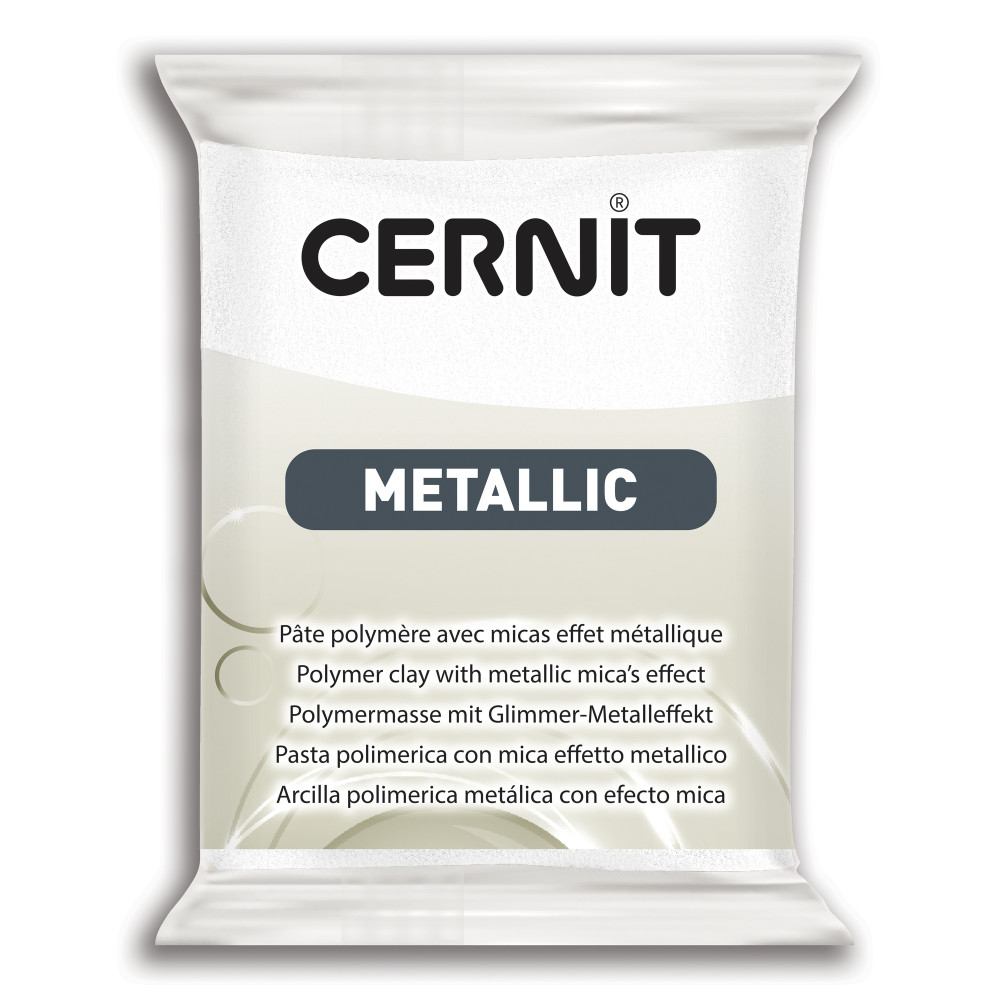 Cernit Metallic perleťová bílá č. 085 56g