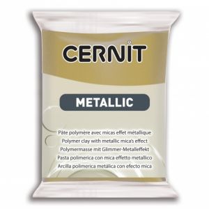 Cernit Metallic zlatá č. 055 56g