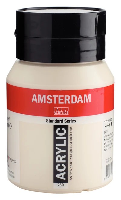 Royal Talens Amsterdam Standard akrylová barva 289 Volský odstín světlý (Titanium Buff Light) 500 ml