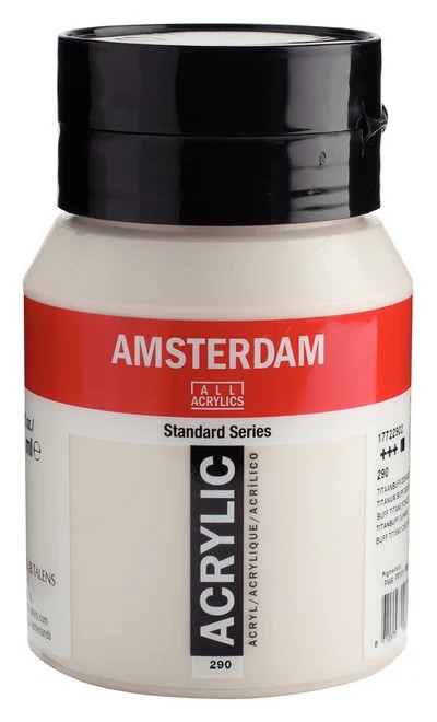 Royal Talens Amsterdam Standard akrylová barva 290 Volský odstín tmavý (Titanium Buff Deep) 500 ml